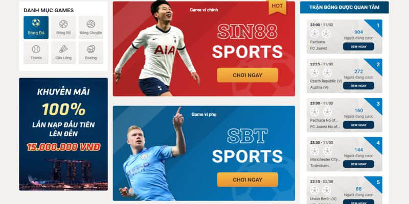 Số lượng sảnh trò chơi trên trang web Lucky88 - Lucky88