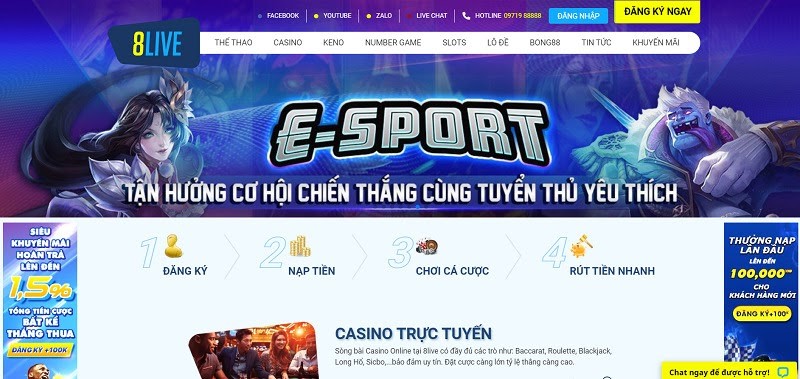Tình trạng hiện tại là nhận được 128k từ Vf555 Games - Vf555