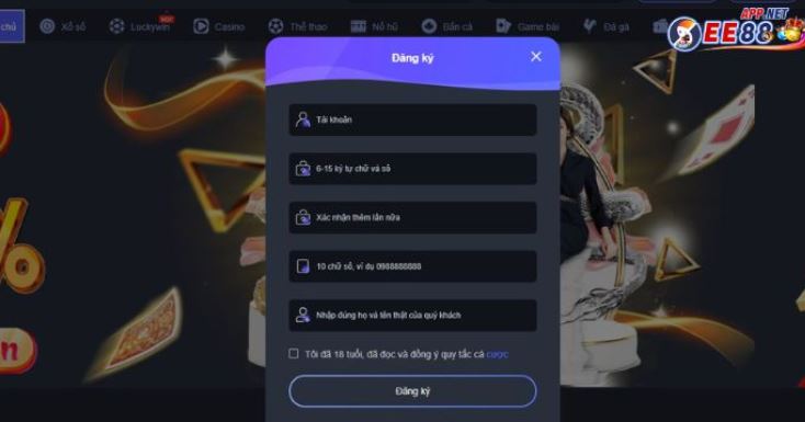Giao diện được thiết kế đẹp mắt từ một trang web cổng game cấp Az888 - Az888