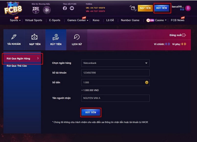 Tôi có thể gửi và rút tiền tại Ngân hàng K8cc bằng cách nào? Quá trình này mất bao lâu? - K8cc